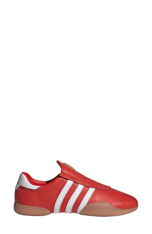 Shop Adidas Originals Adidas Taekwondo Mei Shoe In Red/white/gum