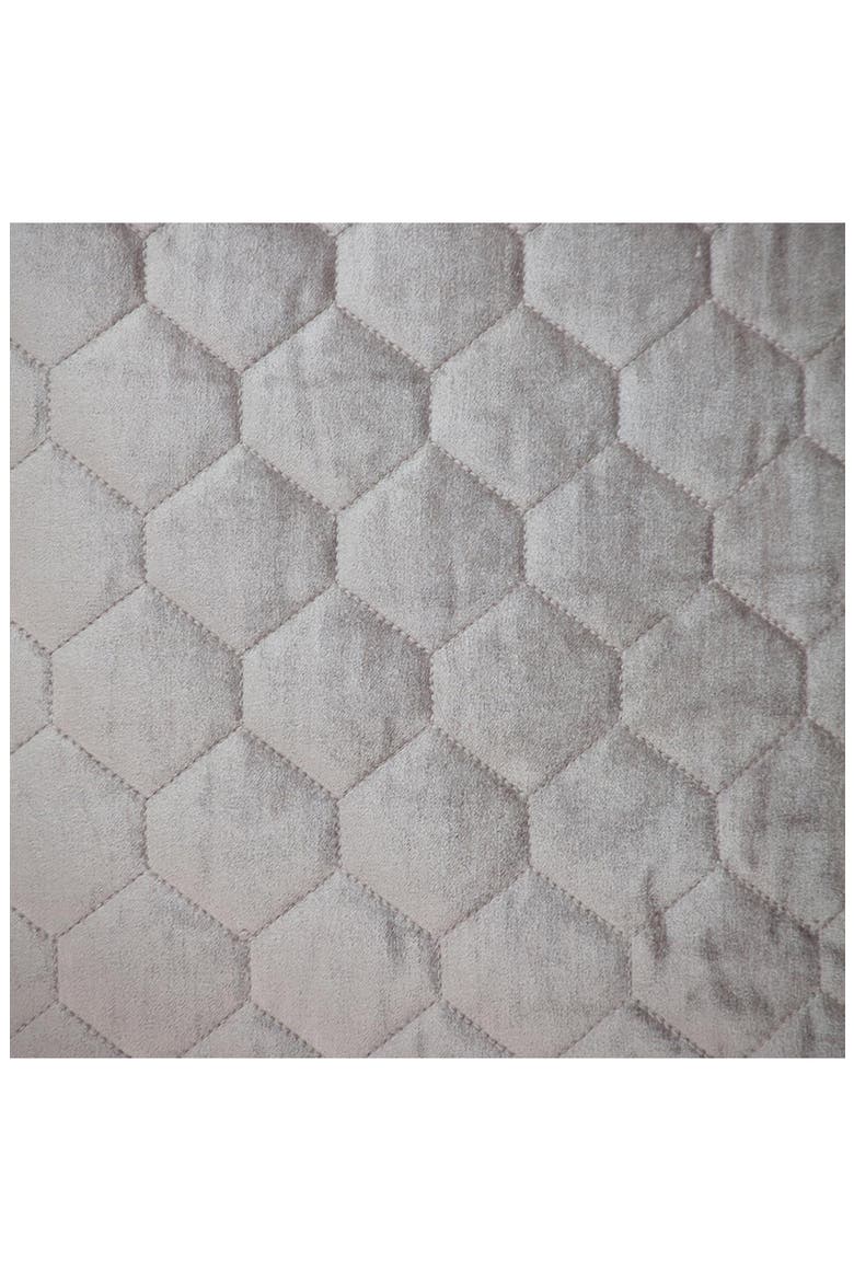 Bazyli Quilted Throw Pillow, Alternate, color, TAUPE