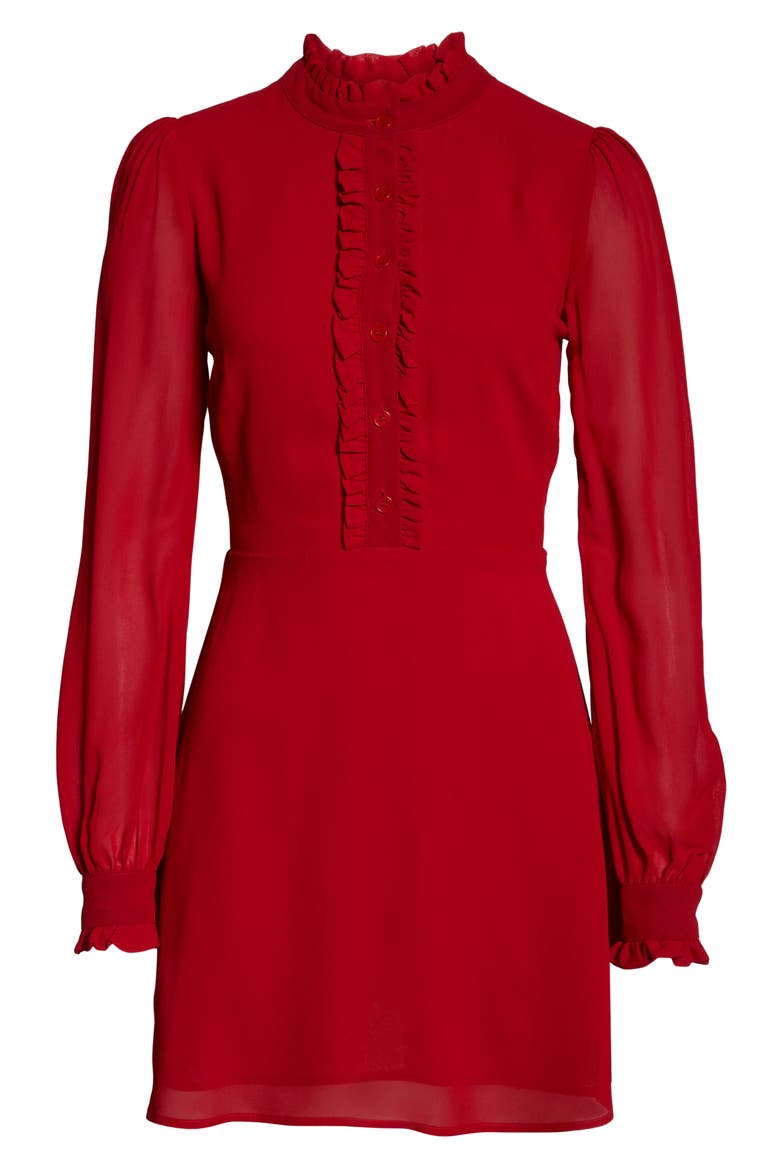 Mathilda Minidress, Alternate, color, CHERRY