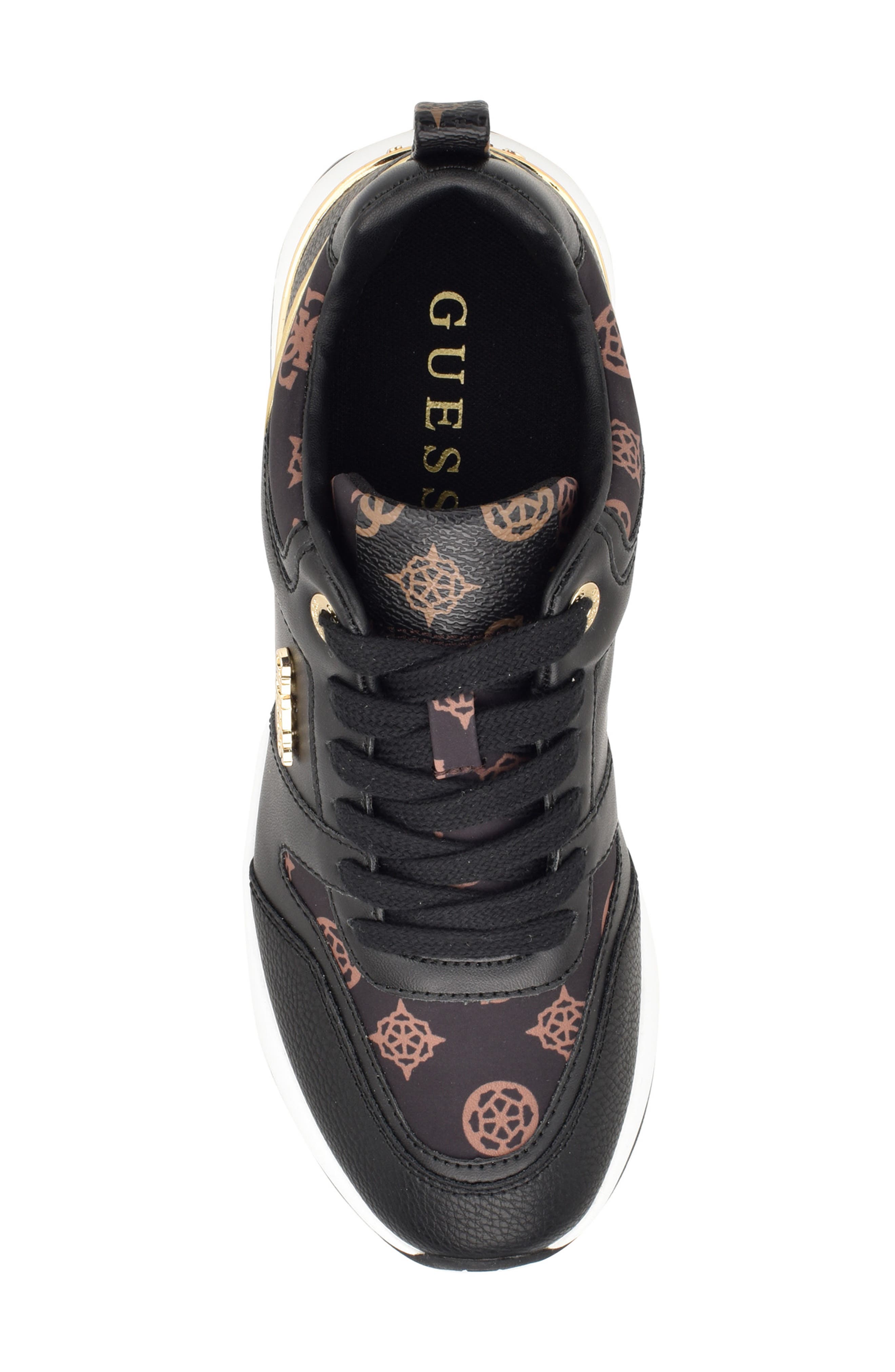 GUESS Kadlin Sneaker, Alternate, color, Black