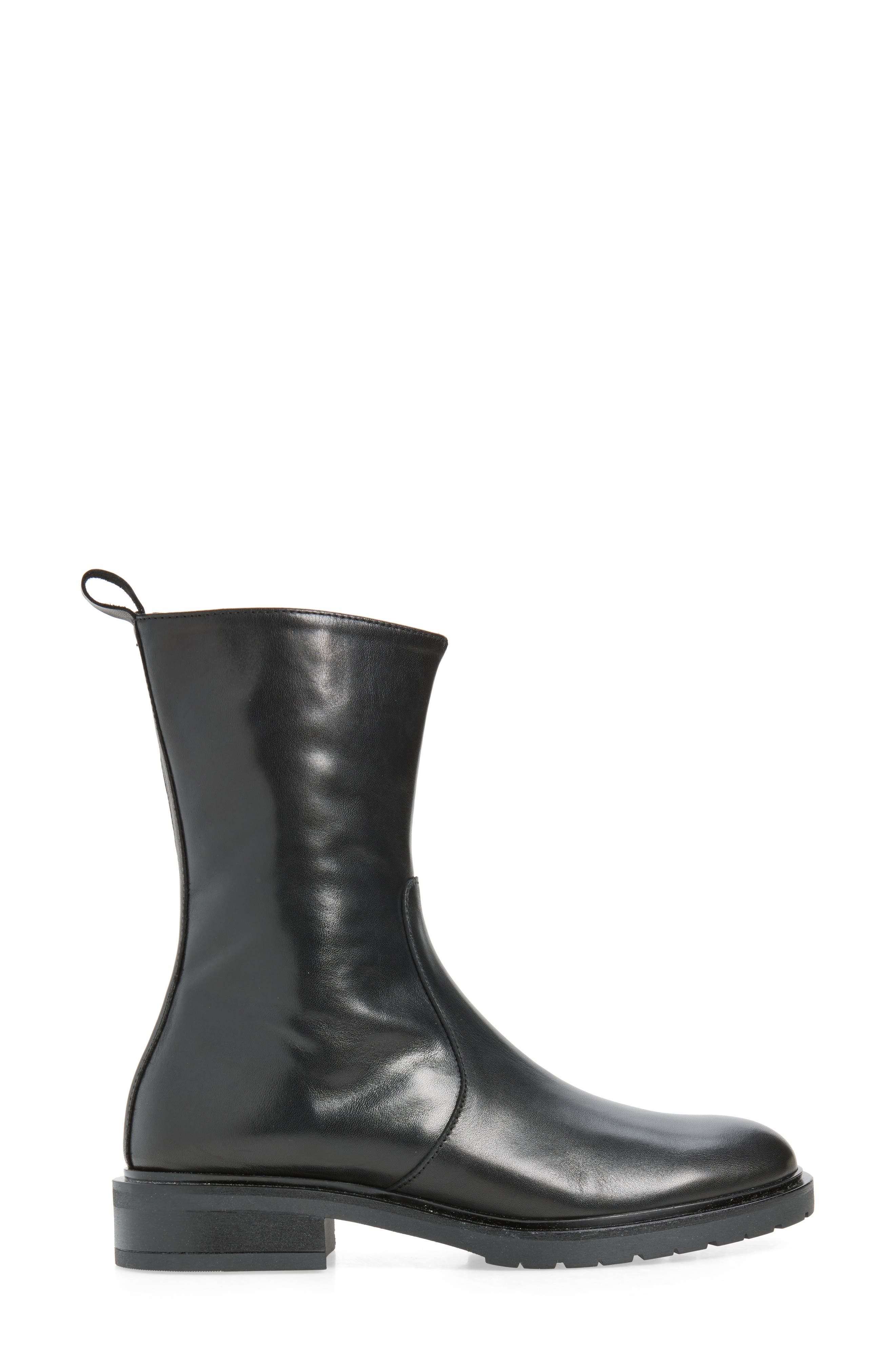 Blaize Leather Boot, Alternate, color, EBONY LEATHER