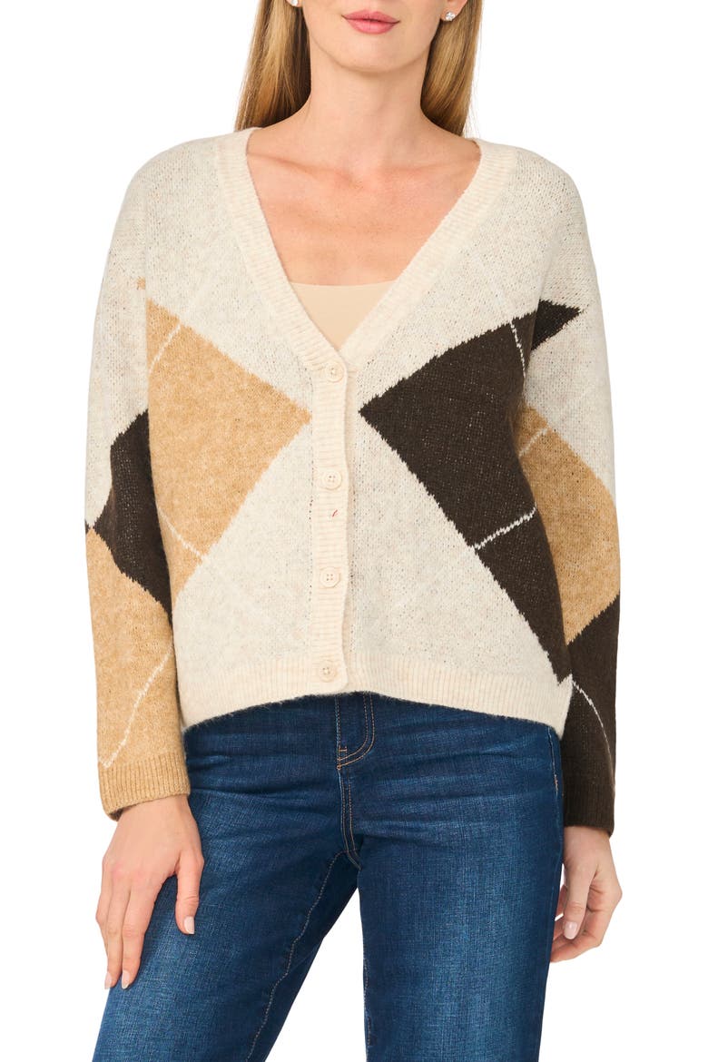 Argyle Cardigan, Main, color, MALTED