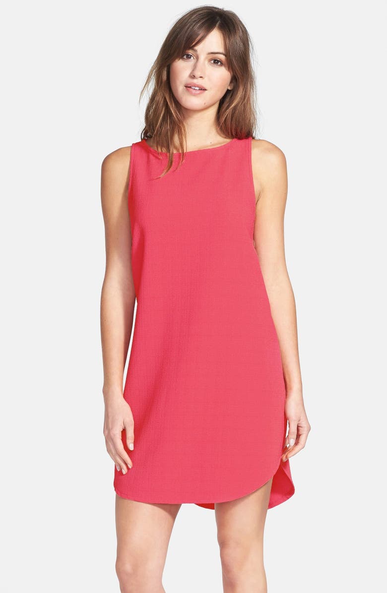 BB Dakota by Steve Madden BB Dakota 'Mariam' Cutout Back Textured Dress, Main, color, 