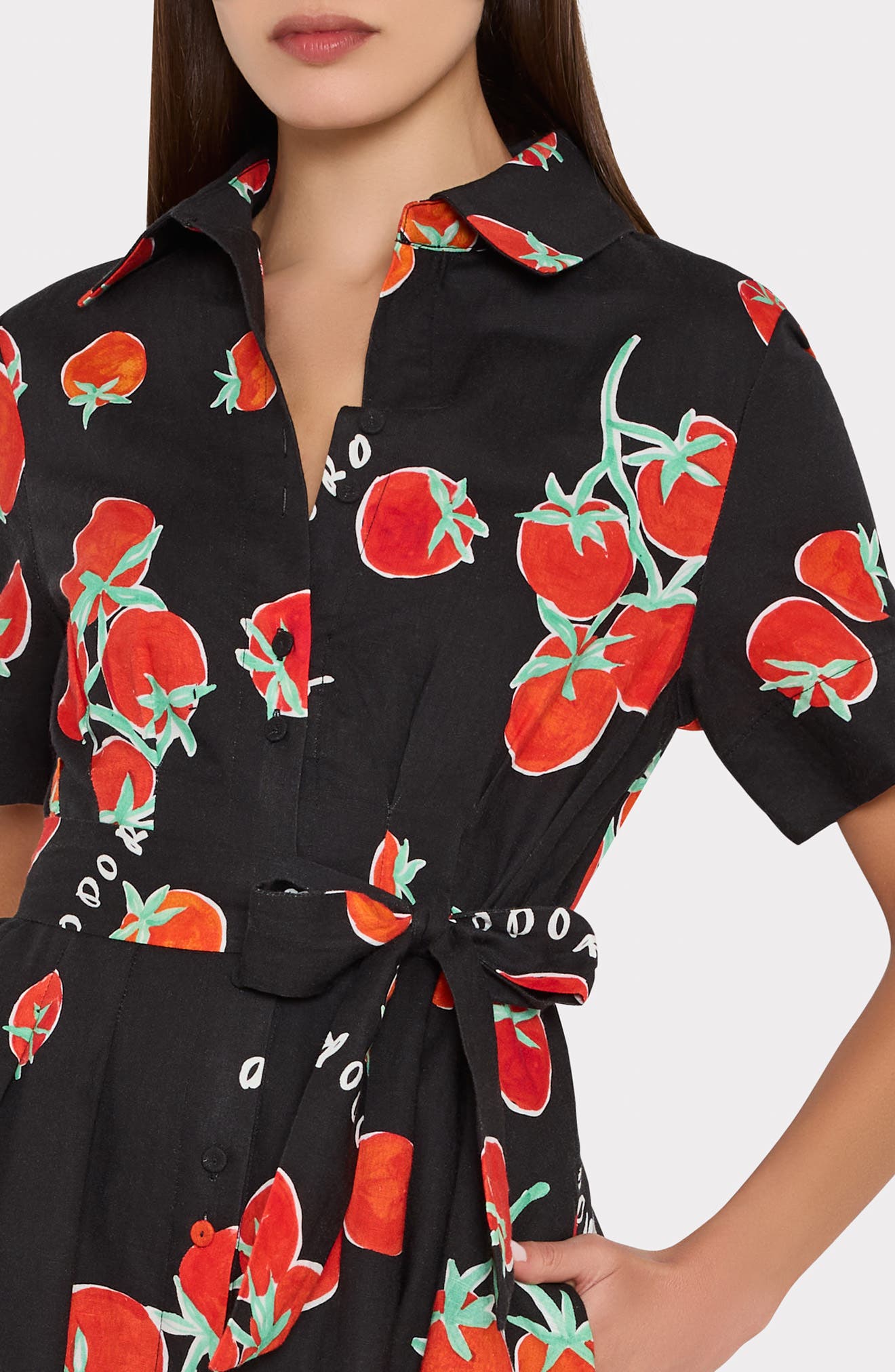 Lexi Tomato Print Midi Dress - image 2