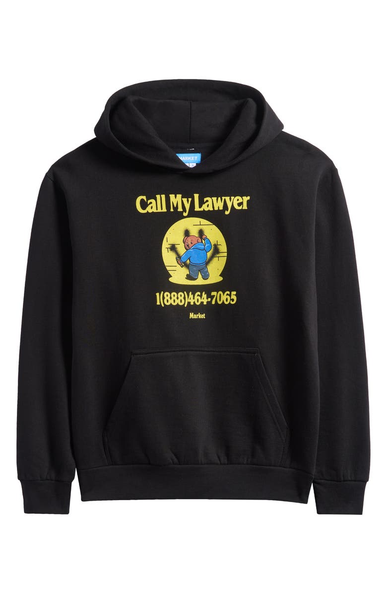MARKET SMILEY<sup>®</sup> Call My Lawyer Hoodie, Alternate, color, Jet-Black