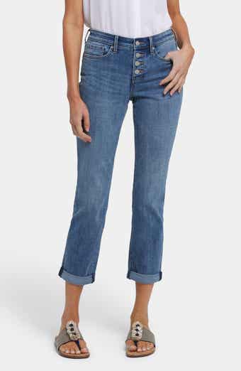 NYDJ Sheri High Waist Cuff Hem Ankle Jeans