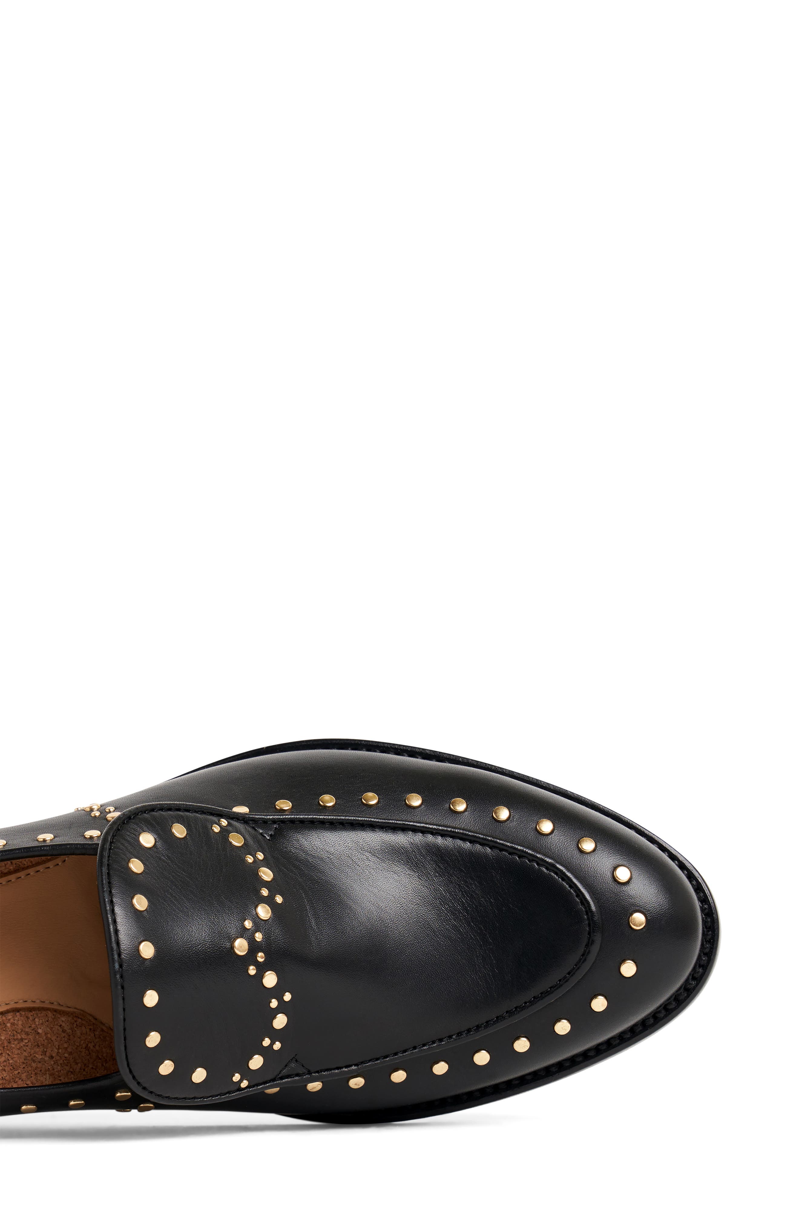 The Office of Angela Scott Miss Cecilia Stud Loafer, Alternate, color, Black