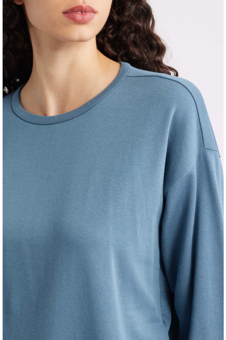 Boxy Terry Top, Alternate, color, SEA SPRAY