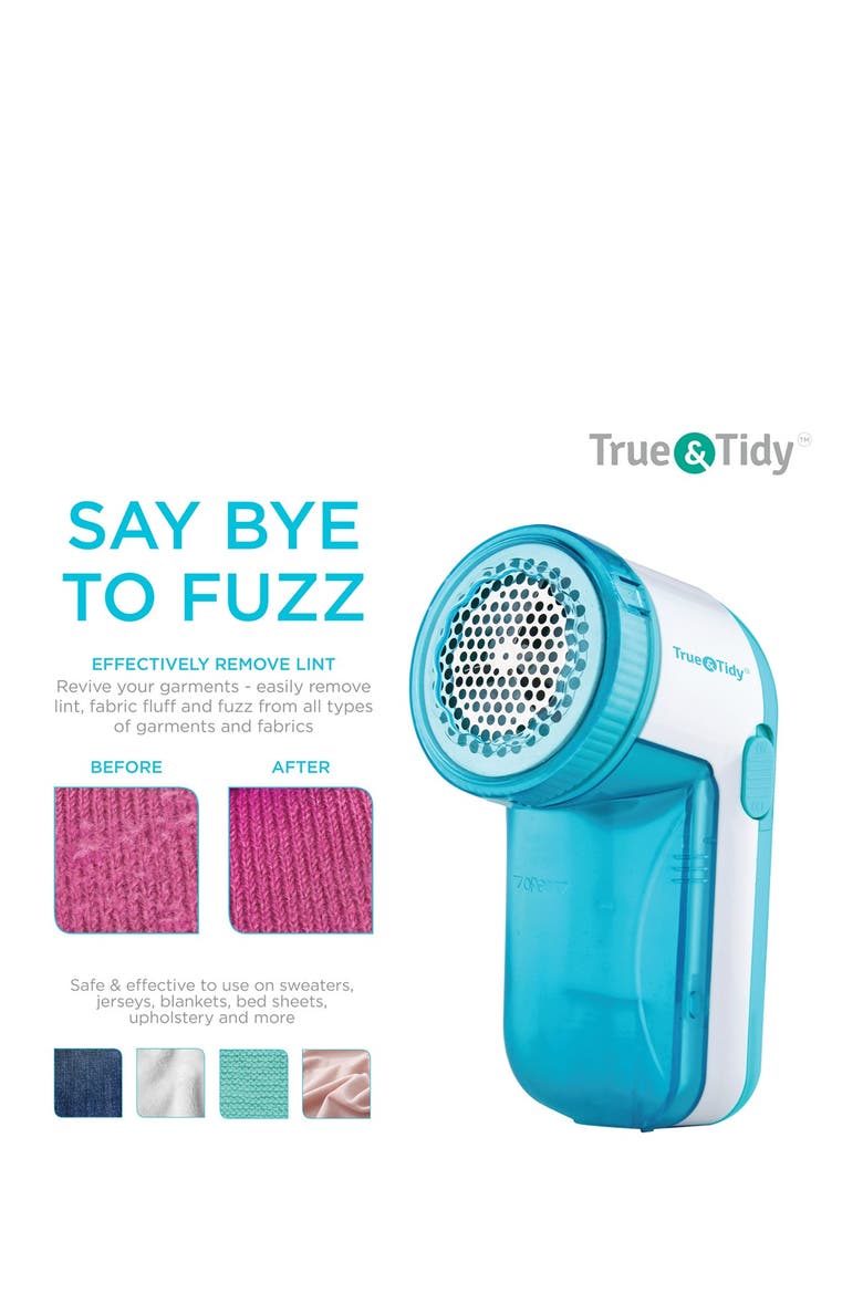 Teal True & Tidy Portable Lint Remover, Alternate, color, AQUA