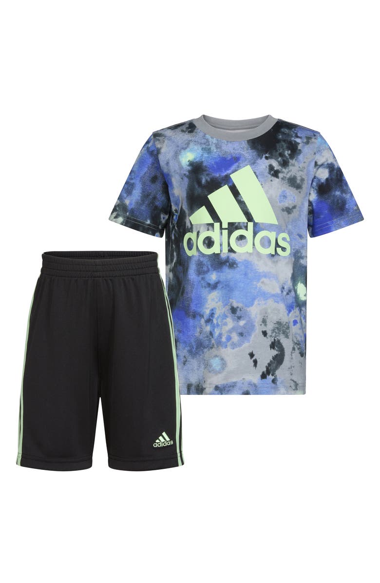 adidas Kids' Graphic T-Shirt & Shorts Set, Main, color,
