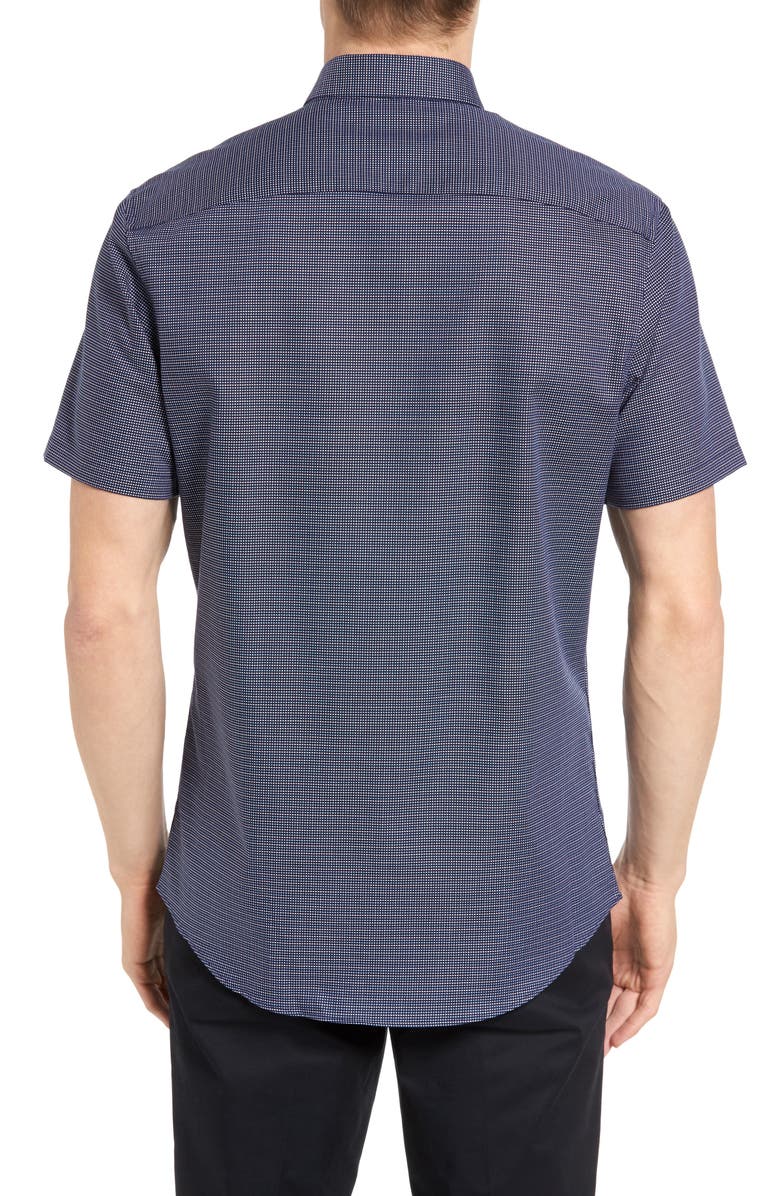 calibrate slim fit dress shirt Slim Fit Smart Dress Shirt – Perry Ellis main image 0