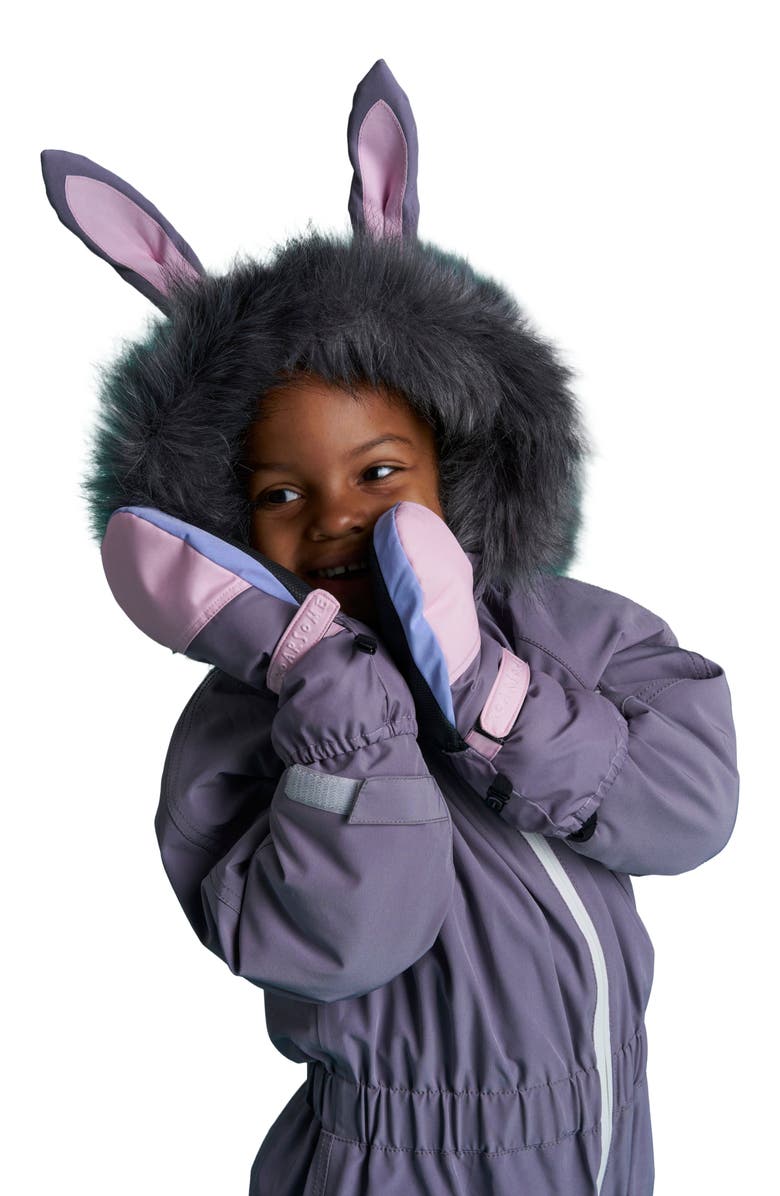Roarsome Hop the Bunny Ski Suit, Alternate, color, Purple