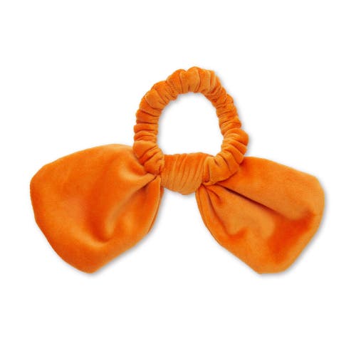 Lele Sadoughi Cincinnati Bengals Bow Scrunchie In Orange