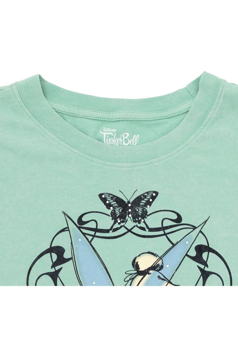 Peter Pan Tinker Bell Short Sleeve T-Shirt, Alternate, color, Lichen Tinker Bell