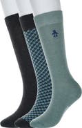 Original Penguin Assorted 3-Pack Marl & Pattern Socks