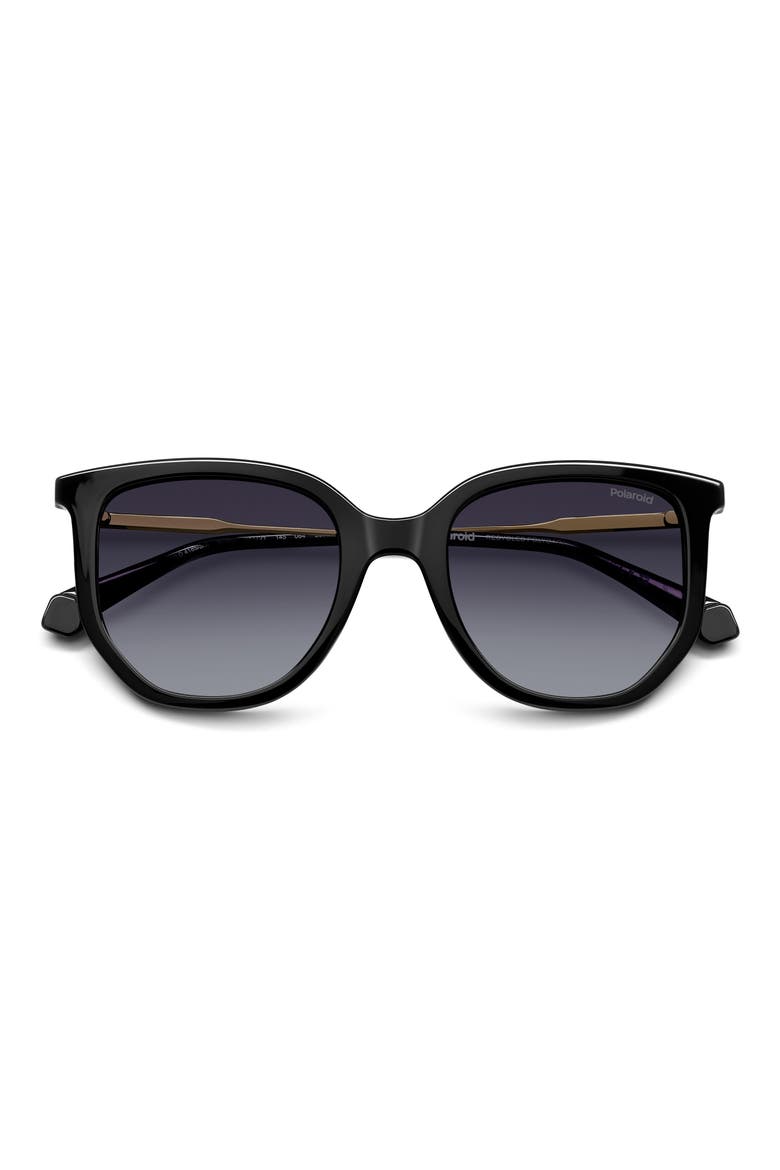 51mm Polarized Square Sunglasses, Alternate, color, BLACK/ GREY SF POLAR