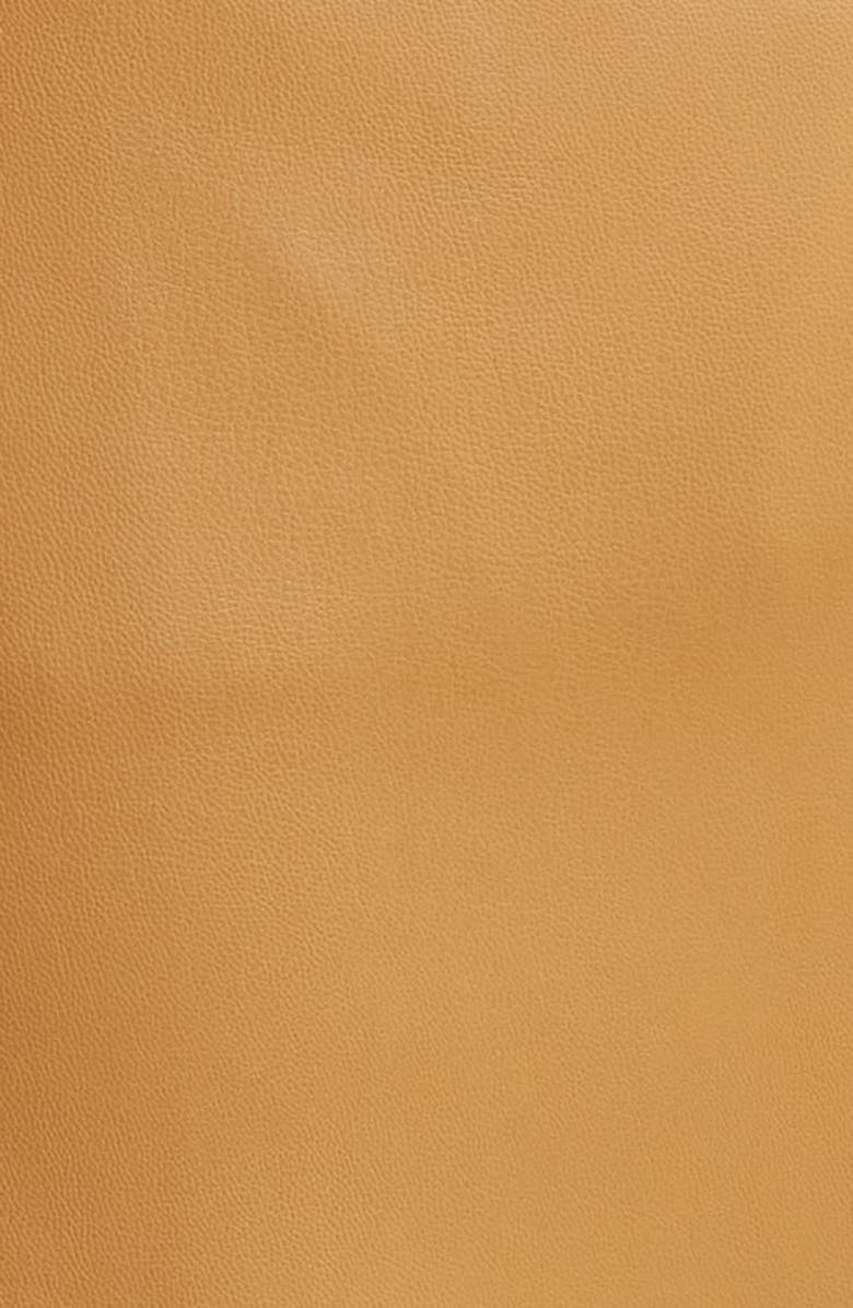 Halogen<sup>®</sup> Straight Leg Faux Leather Trousers, Alternate, color, Desert Camel