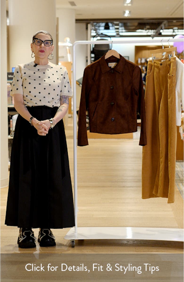 Faux Suede Jacket, sales video thumbnail