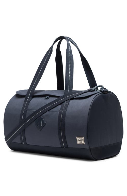 Herschel Supply Co . Heritage Canvas Duffle Bag In Blue