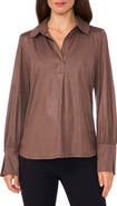 Chaus Oversize Johnny Collar Top