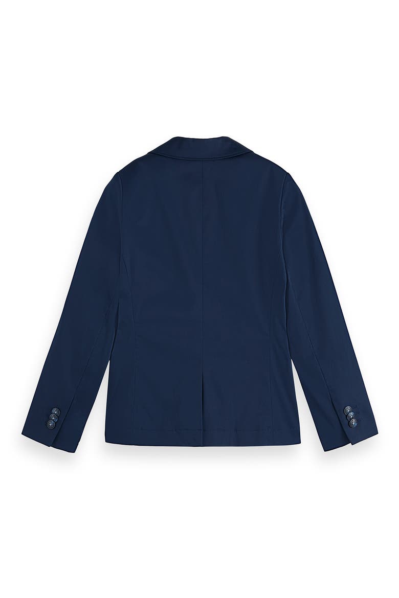 Kids' Classic Cotton Twill Blazer, Alternate, color, NIGHT