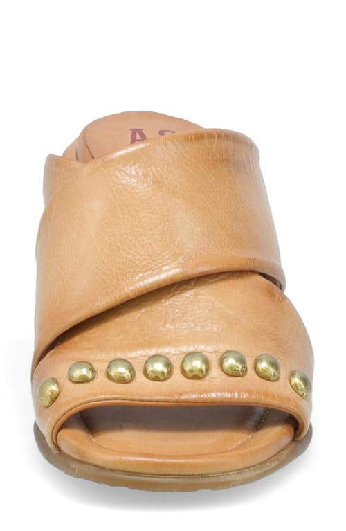 As98 A.s.98 Merlin Stud Sandal In Sand