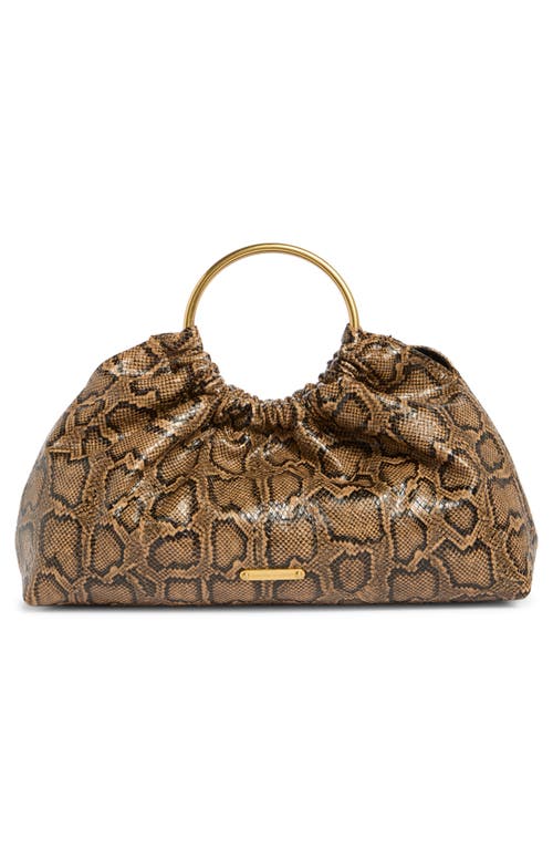 Rebecca Minkoff Mini Madeleine Top Handle Bag In Animal Print