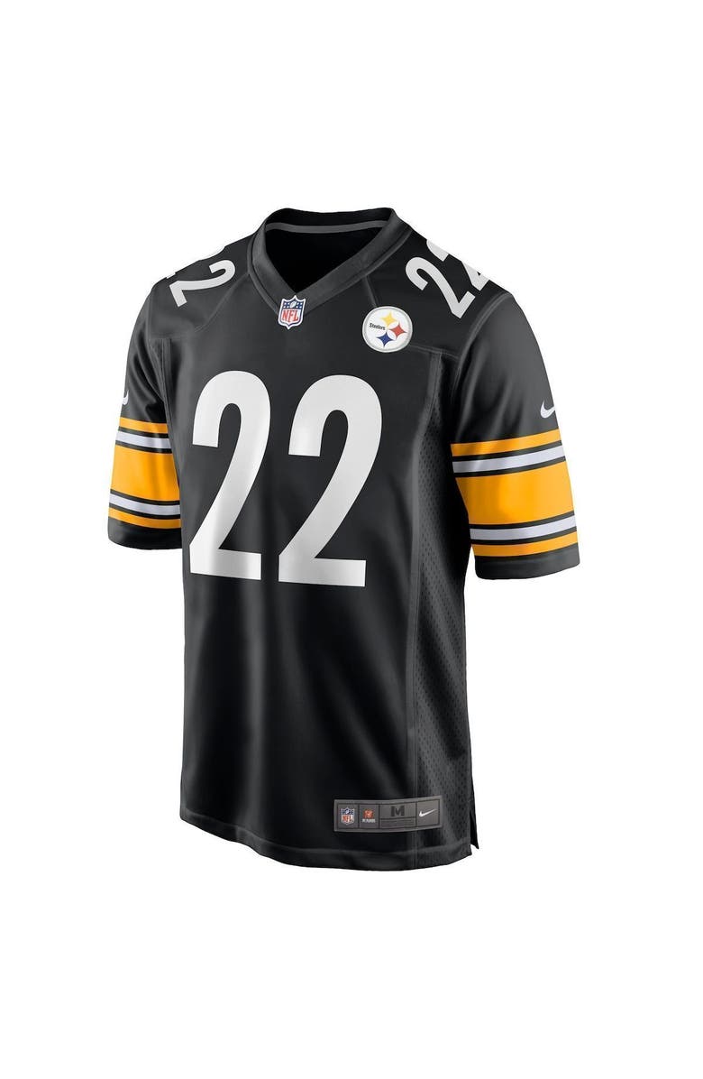 Nike Men's Nike Najee Harris Black Pittsburgh Steelers Game Jersey, Alternate, color, 