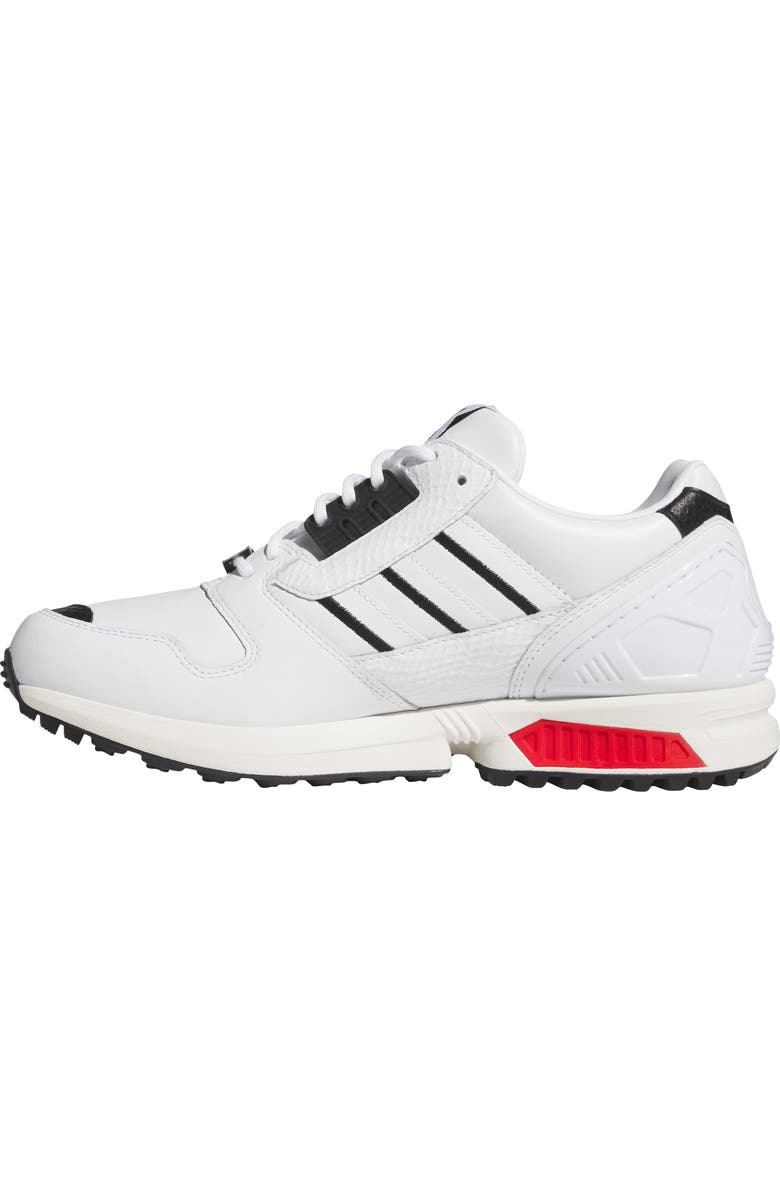 adidas ZX 8000 Spikeless Golf Shoe, Alternate, color, White/ White/ Black