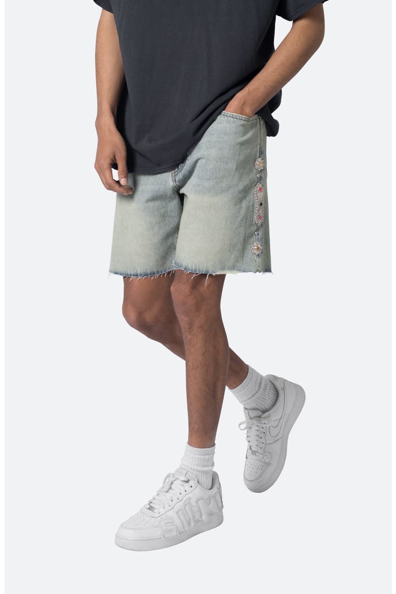 Cutoff Denim Shorts, Alternate, color, VINTAGE BLUE