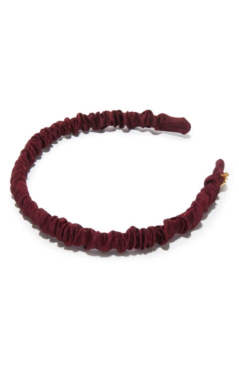 Jessie Gathered Silk Headband