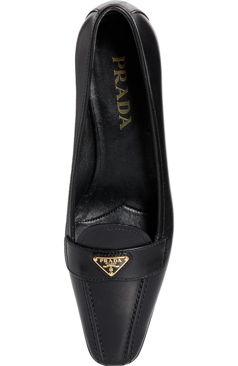 Prada Pointed Toe Loafer, Alternate, color, Nero