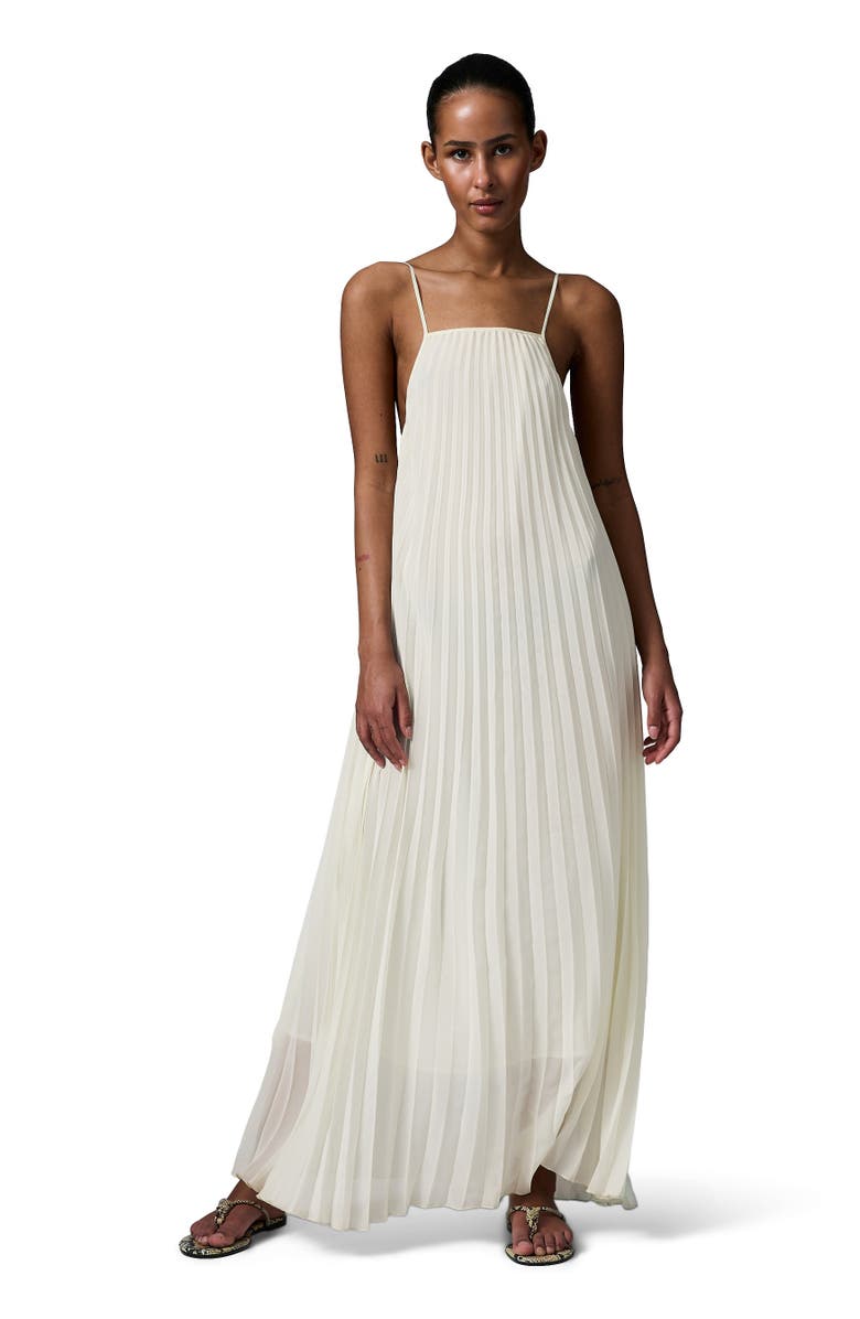 DAY Birger et Mikkelsen Rona Chiffon Plisse Maxi Dress, Main, color, Jet Stream