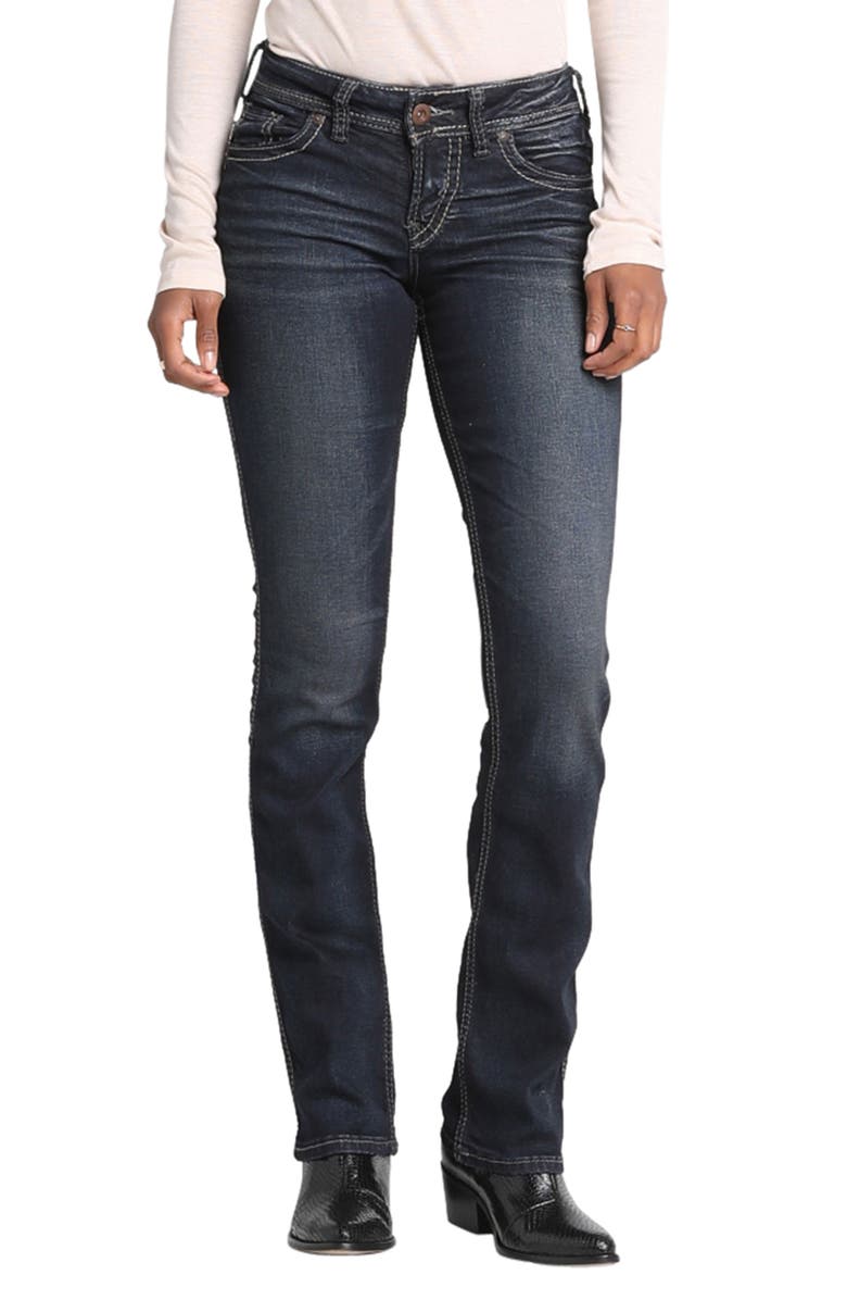 Silver Jeans Co. Suki Slim Fit Bootcut Jeans, Main, color,