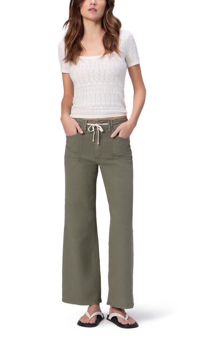 PAIGE Etoile Pointelle T-Shirt, Alternate, color, Ivory