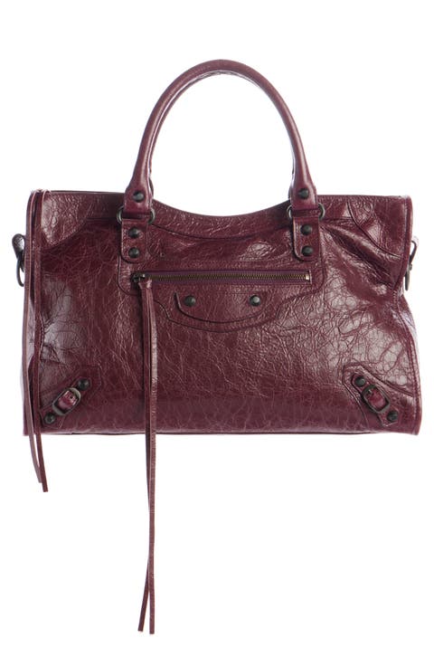 Medium Le City Leather Satchel