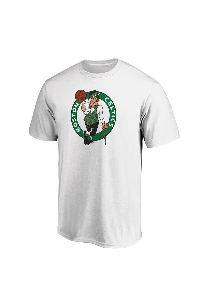 FANATICS Men's Fanatics Branded White Boston Celtics Primary Team Logo T-Shirt, Alternate, color, 