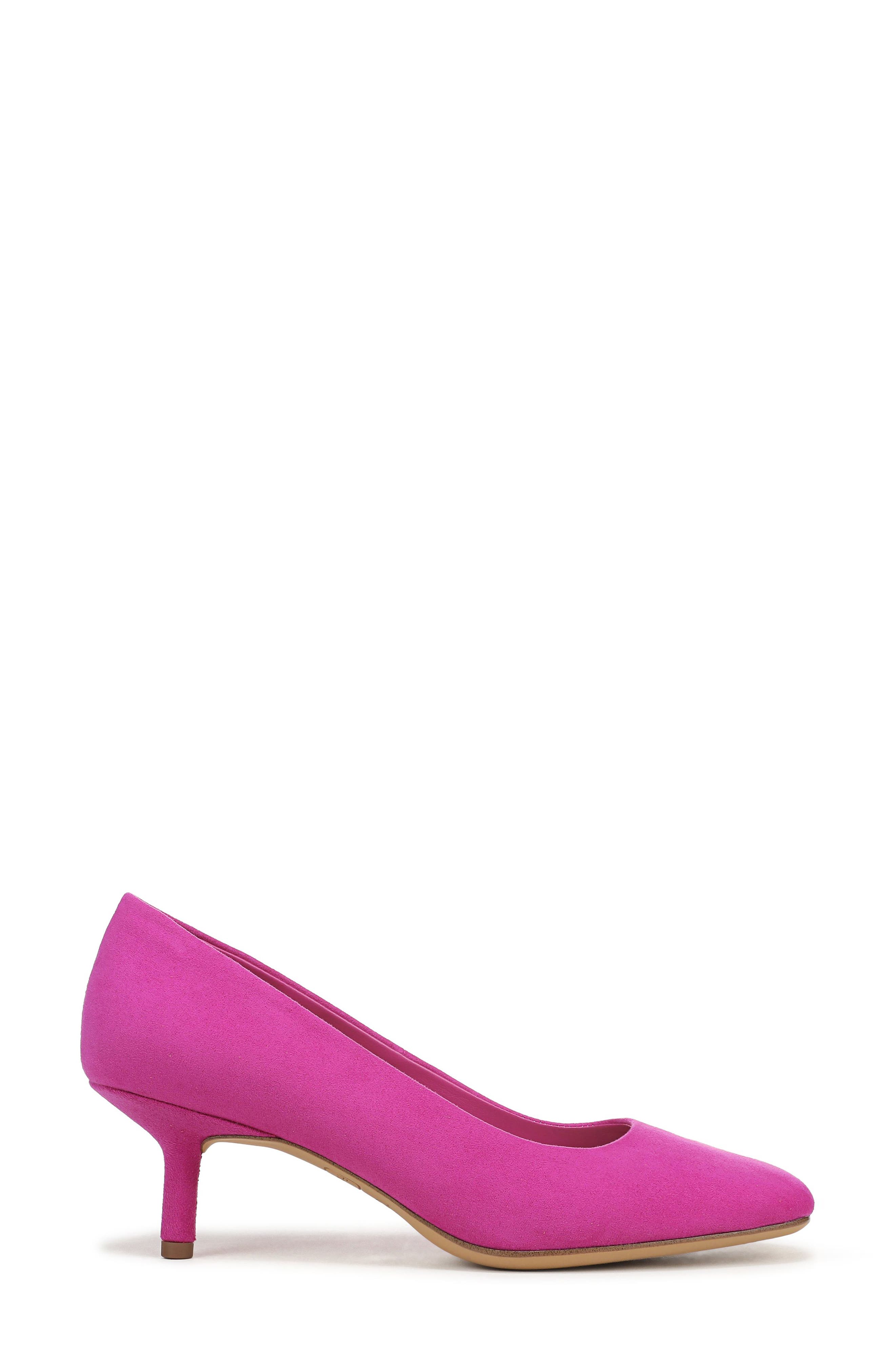 Linza Square Toe Pump, Alternate, color, FUCHSIA