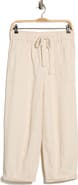 Democracy Tie Waist Barrel Pants