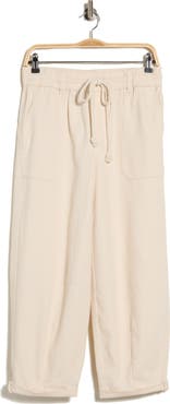 Democracy Tie Waist Barrel Pants