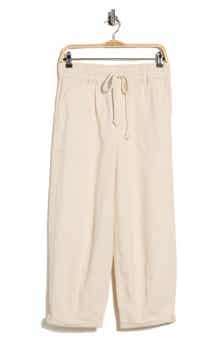Tie Waist Barrel Pants
