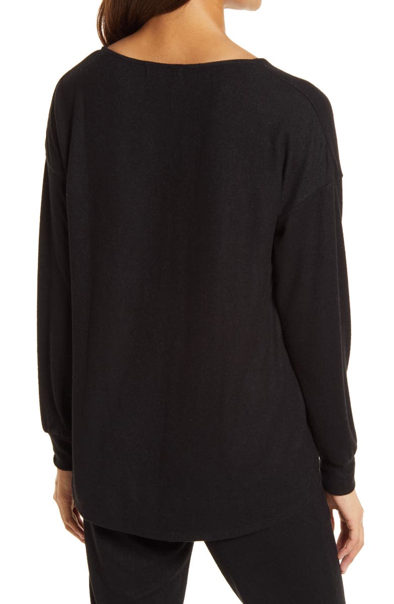 GIBSONLOOK V-Neck Fleece Top, Alternate, color, 