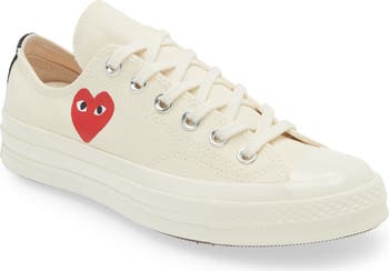 Comme des Garcons PLAY x Converse Chuck Taylor All Star Heart Low Top Sneaker Women Nordstrom