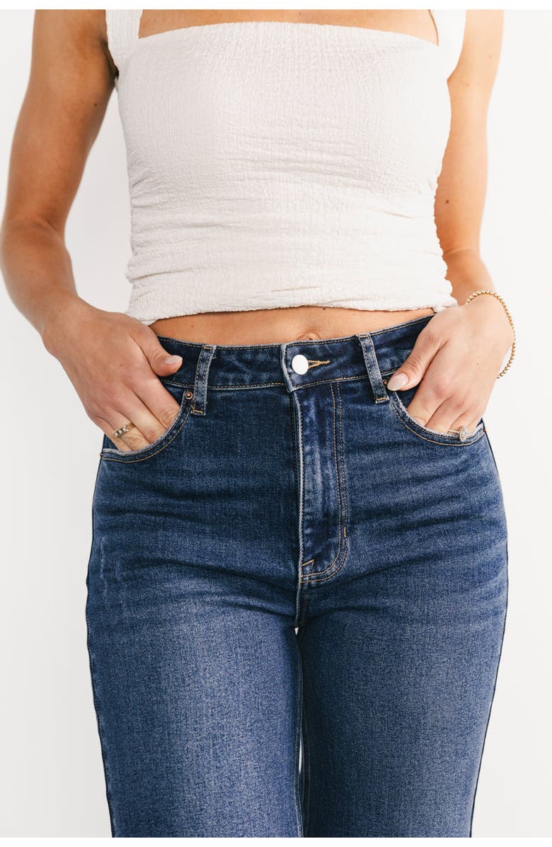 Baltic Børn Kirby High Rise Wide Leg Jeans, Alternate, color, Dark Wash