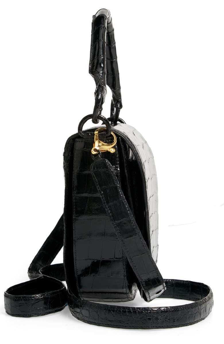 Nancy Gonzalez Small Teddy Crocodile Leather Crossbody Bag, Alternate, color,
