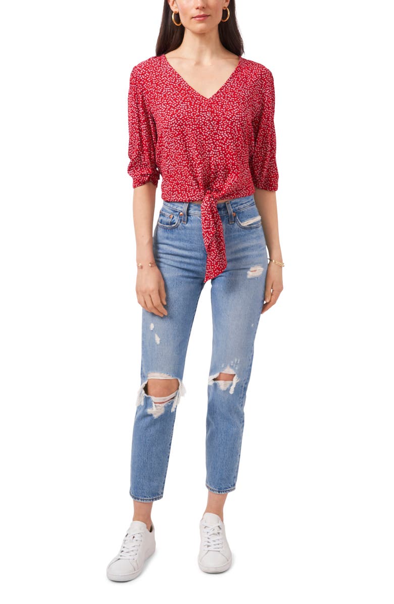 1.STATE Tie Front Top, Alternate, color, 