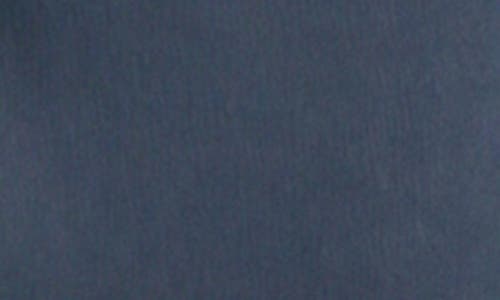 Mila Mae Scrunch Satin Long Sleeve Dress In Navy