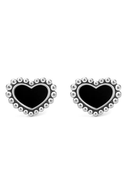 Maya Heart Stud Earrings