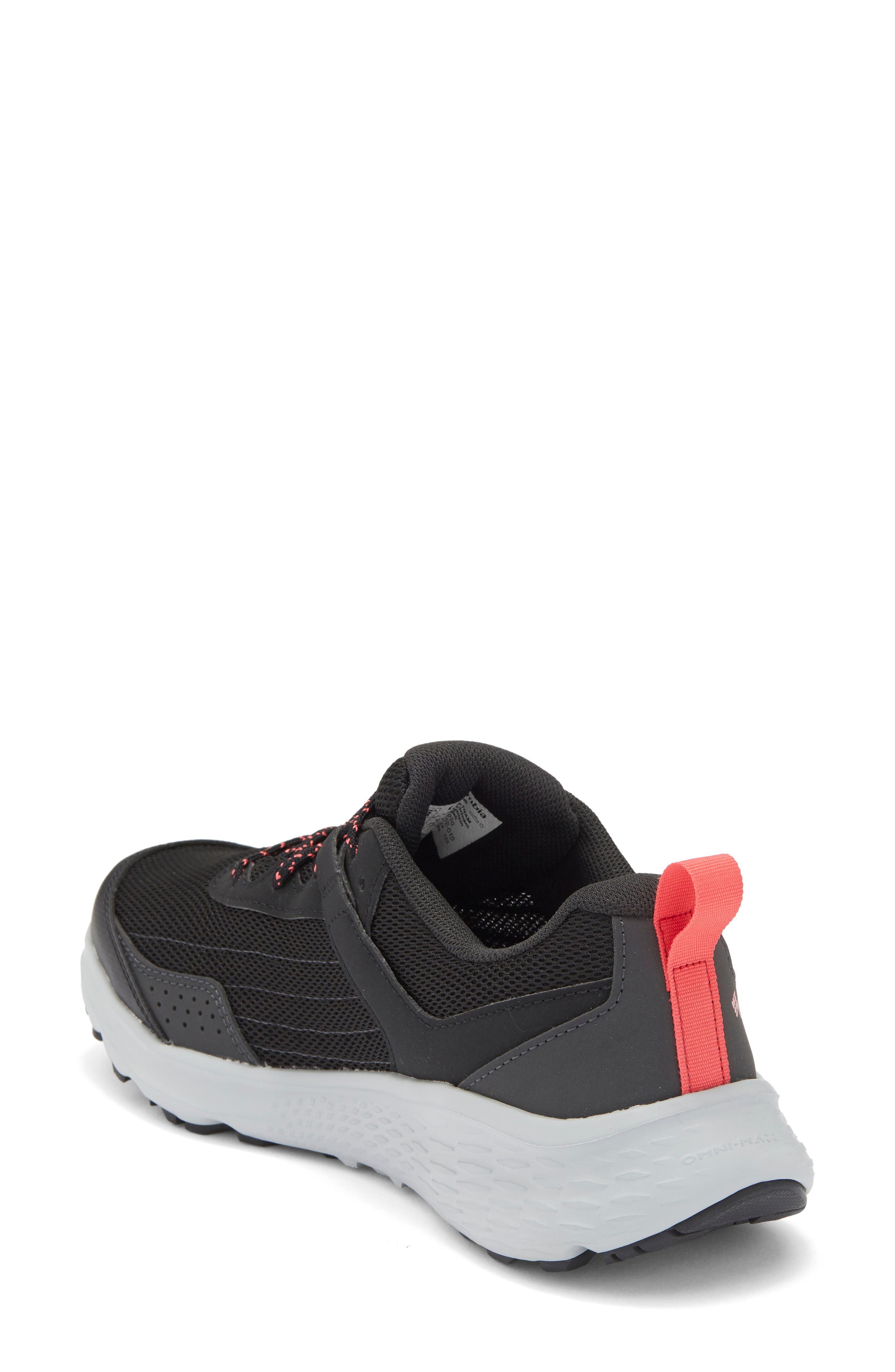 Vertisol Trail Running Shoe, Alternate, color, BLACK/ SALMON ROSE