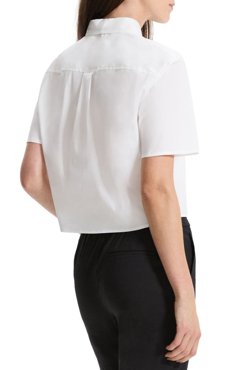Theory Boxy Crop Shirt, Alternate, color,